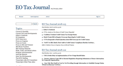Desktop Screenshot of eotaxjournal.com