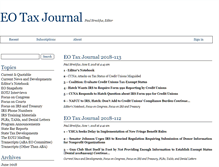 Tablet Screenshot of eotaxjournal.com